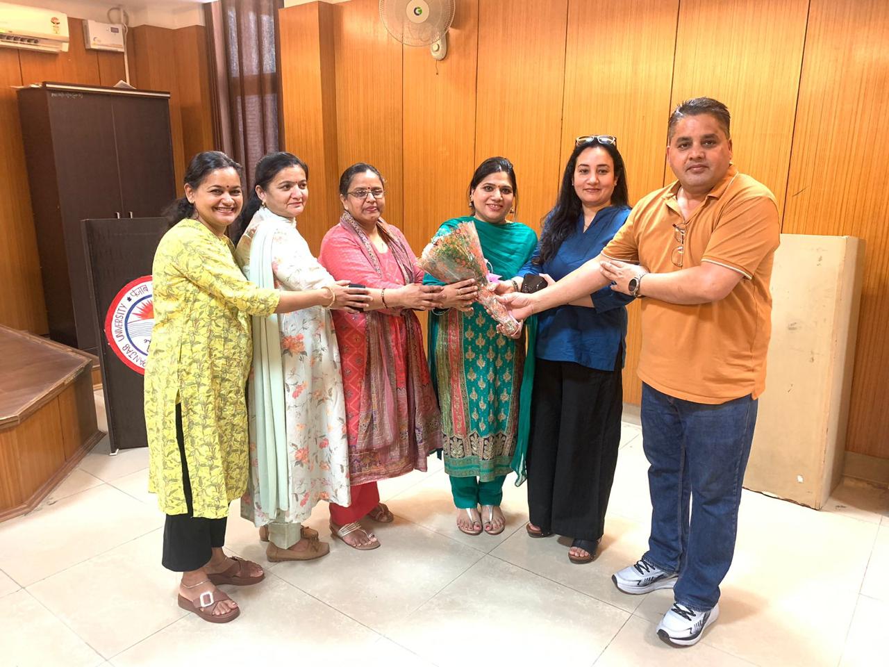 Dr. Monica becomes the first professor of the Law Department of PU Regional Center Hoshiarpur